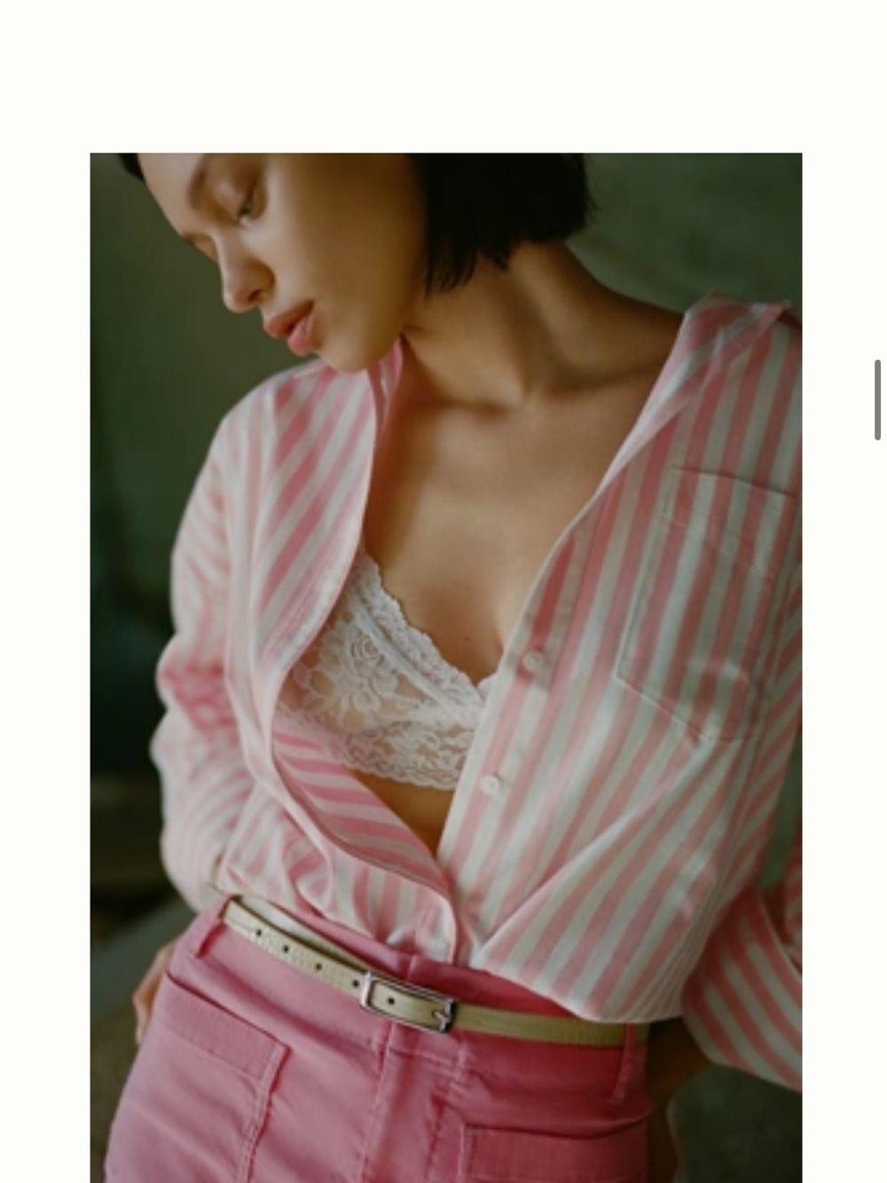 Anthropologie the Bennet Buttondown Shirt by Maeve Yellow Motif XS - Picture 9 of 9